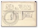 Sketch of Unidentified Building (Grummond Children's Literature Collection)